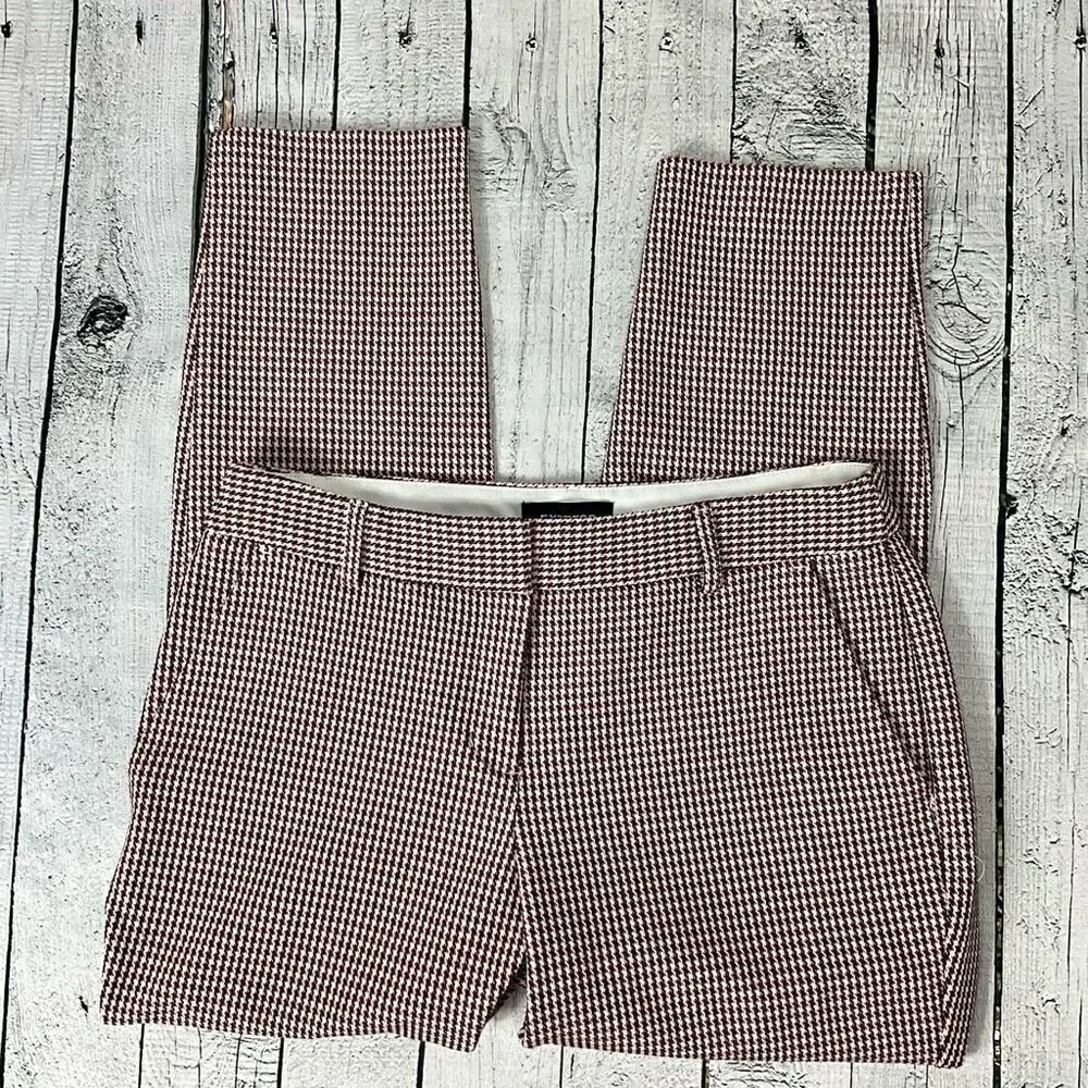 EXPRESS Columnist Ankle Mid Rise Dress Pants - Picture 1 of 5